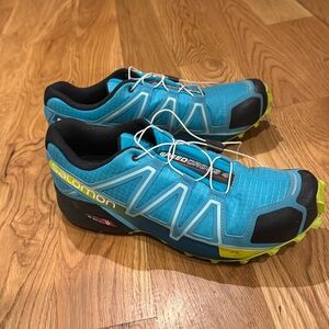 Salomon speed cross 4 turquoise size 12 women’s